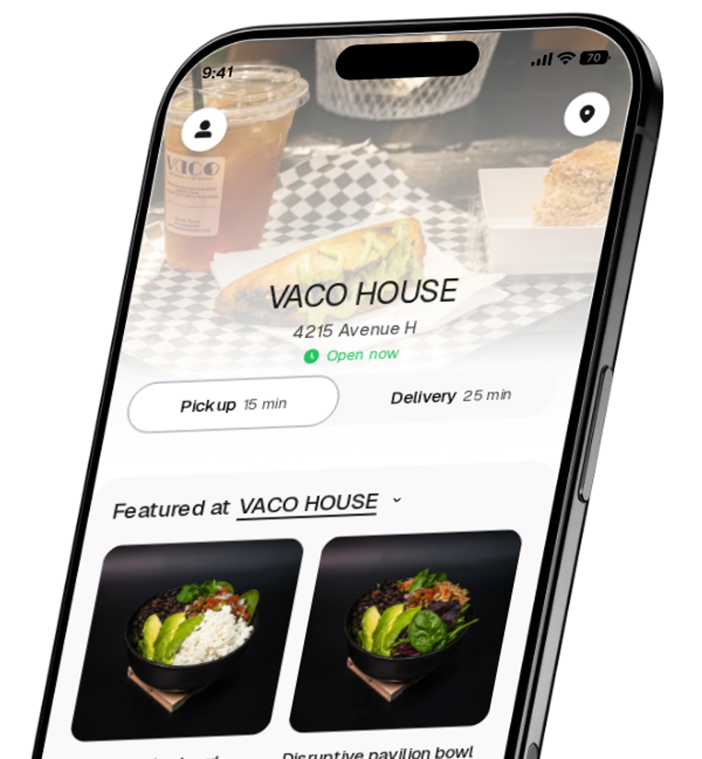 VACO HOUSE app preview